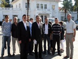 İki Aydır Maaş Alamayan Güvenlikçiler Eylem Yaptı