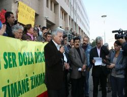 Kck Davası, Bdp İzmir İl Başkanlığı Tarafından Protesto Edildi!