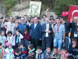 İzciler Kozan Kalesi'nde Kamp Kurdu