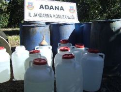 Adana'da Sahte Rakı Operasyonu
