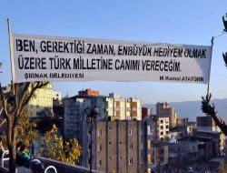 Bdp'li Şırnak Belediyesi'nden 10 Kasım Açılımı