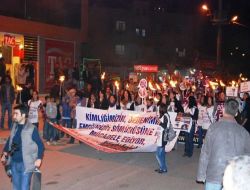 Kadınların Meşaleli Yürüyüşüne İzin Verilmedi