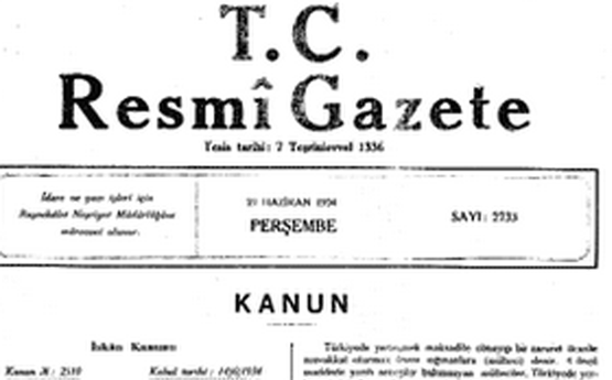 Seçim Kararı Resmi Gazete‘de..