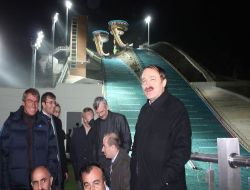 Bakan Özak İçin Suni Kar Sistemi Çalıştırıldı