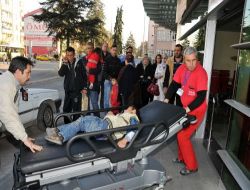 Kayseri'de Trafik Kazası:1 Yaralı