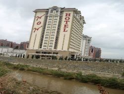 Otel Yetkilileri Set Çekerek Sele Önlem Aldı