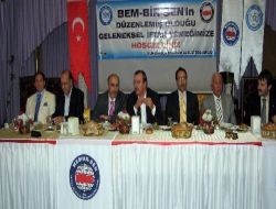 Bem- Bir- Sen Üyeleriyle İftar Yemeğinde Buluştu
