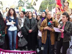 Bdp'li Kadınlardan 'Kadına Şiddete Hayır' Protestosu