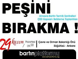 Çeşmi Cihan'a Santral İstemeyen Bartınlılar Ankara Yolunda
