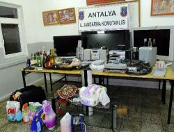 Kalkan'da Uyuşturucu ve Hırsızlık Operasyonu