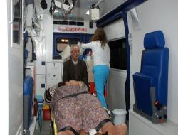 İneğe Çarpan Araç Hurdaya Döndü Sürücü Ve Eşi Yaralandı