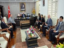 Çetin Barajı'nı Yapacak Norveçli Şirketin Temsilcileri Vali Çolak'ı Ziyaret Etti