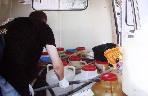 Mersin'de 31,5 ton kaçak akaryakıt ele geçirildi!!
