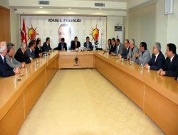 Adana Muhtarlar Birliği, Ak Parti'yi Ziyaret Etti