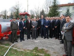 Bolu'da Yangınlara İlk Müdahale Amacıyla Köylere Su Tankı Verildi