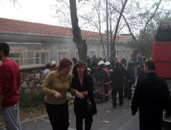 Üniversitedeki Yangın Korkuttu