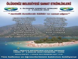 Ölüdeniz Edebiyat Günleri Başlıyor