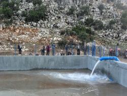 Kuzköylülerin Su Sorunu Kapalı Sistem Sulama Projesiyle Çözüldü