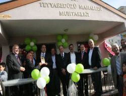 Giresun'da Tamamlanan Park Ve Muhtarlık Binaları Hizmete Açıldı