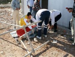 Antalya'da İnşaat İskelesi Göçtü: 1 Yaralı