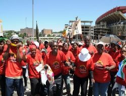 Güney Afrikalı İşçilerin Danslı Protestosu