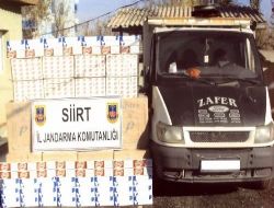 Siirt'te Kaçak Sigara Operasyonu