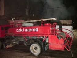 Trafik Polislerinin Dikkati Yangının Büyümesini Önledi