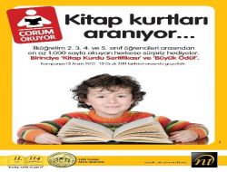 Çorum Nt Mağazası, Kitap Kurtlarını Arıyor