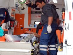 Aracın Çarptığı Motosiklet Sürücüsü Yaralandı