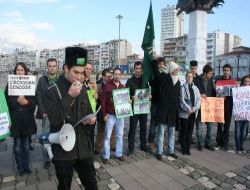 Kafkaslar Rusya'daki Irkçı Saldırıları Protesto Etti!