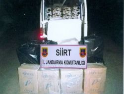 Siirt'te 28 Bin 300 Paket Kaçak Sigara Ele Geçirildi!