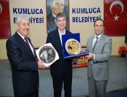 Menderes Türel, Kumluca'da 'Ayın Söyleşisi'ne Konuk Oldu