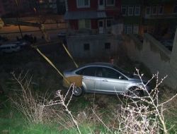Yeni Aldığı Otomobili Denerken Kaza Yaptı