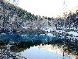 Doğa Harikası Yeşilgöz, Kış Manzarasıyla Dikkat Çekiyor