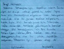 Minik Öğrencilerden Sınırdaki Mehmetçiğe Yılbaşı Kartı