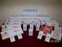 Gördes'te 12 Karton Kaçak Sigara Ele Geçirildi!