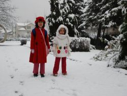 Bolu'da Kar Yağışı Kent Merkezini Beyaza Bürüdü