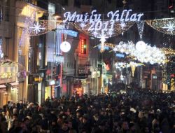 İstanbullular Yeni Yıla "merhaba" Dedi