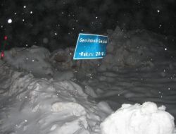 2010 Rakımlı Geminbeli Geçidi, 2011'e Karla Girdi