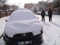 Ardahan Yeni Yıla Karla Girdi