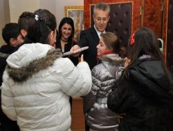 Çocuk Komitesi Vali Taşkesen'i Ziyaret Etti