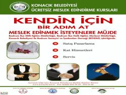 Bodrum’da Meslek Edindirme Kursları