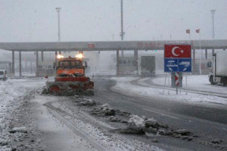 Kar sınırda etkili oluyor!!