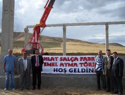 Ahlat'ta Salça Fabrikasının Temeli Atıldı