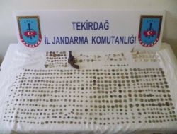 Tekirdağ’da Jandarma 683 Adet Tarihi Eser Ele Geçirdi!