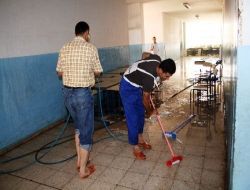 Midyat İmkb İlköğretim Okulu İdarecileri Okulu Tepeden Tırnağa Temizledi