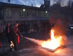 Hatay Mkü’de Yangın Tatbikatı Yapıldı