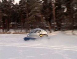 Rus Hoverkraftı 'Gerris' Karda Ve Suda Hız Rekoru Kırdı!