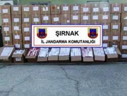 Şırnak’ta Jandarmadan Kaçak Sigara Operasyonu