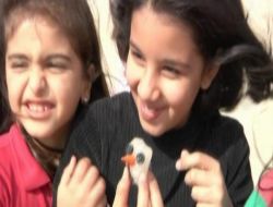 Çölde Yaşayan Çocuklar ‘kardan Adam’ İle Buluştu